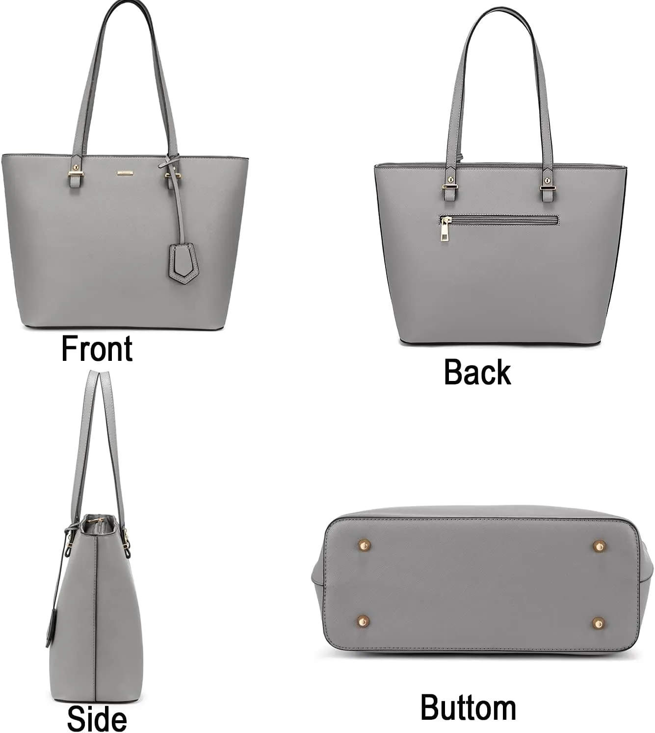 LOVEVOOK Purse for Women Fashion Tote Bag Shoulder Handbags Top Handle Satchel Bags with External Pocket