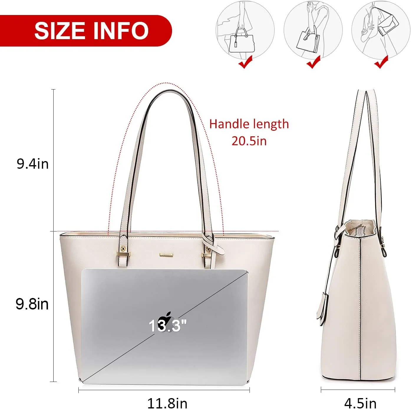 LOVEVOOK Purses and Handbags for Women Fashion Tote Bags Shoulder Bag Top Handle Satchel Bags