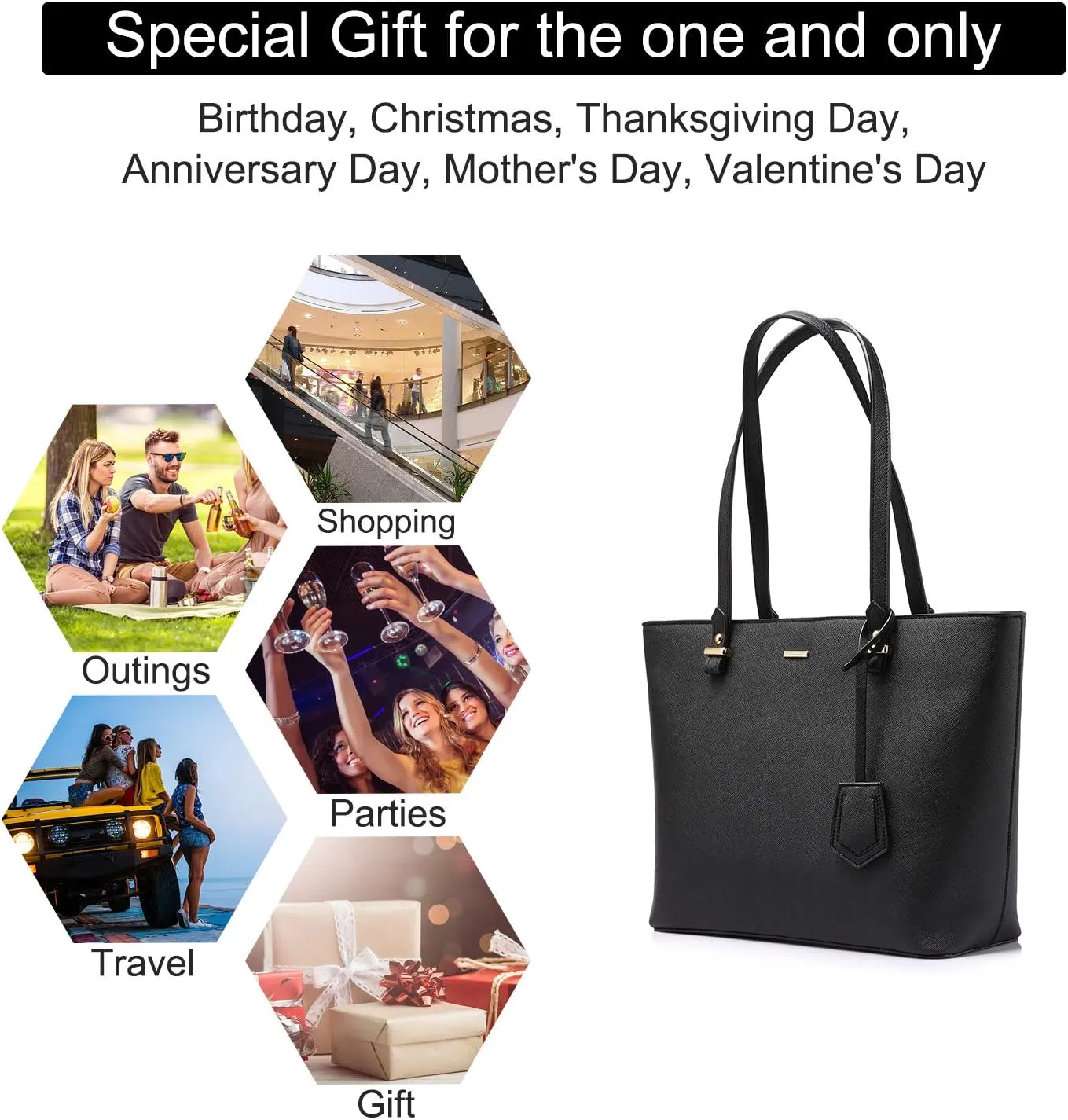 LOVEVOOK Purses and Handbags for Women Fashion Tote Bags Shoulder Bag Top Handle Satchel Bags