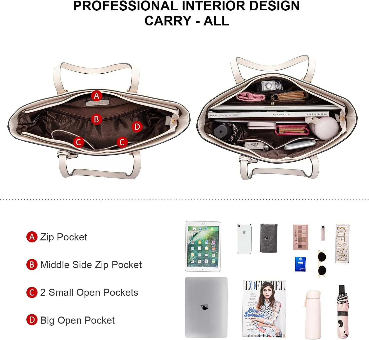 LOVEVOOK Purses and Handbags for Women Fashion Tote Bags Shoulder Bag Top Handle Satchel Bags