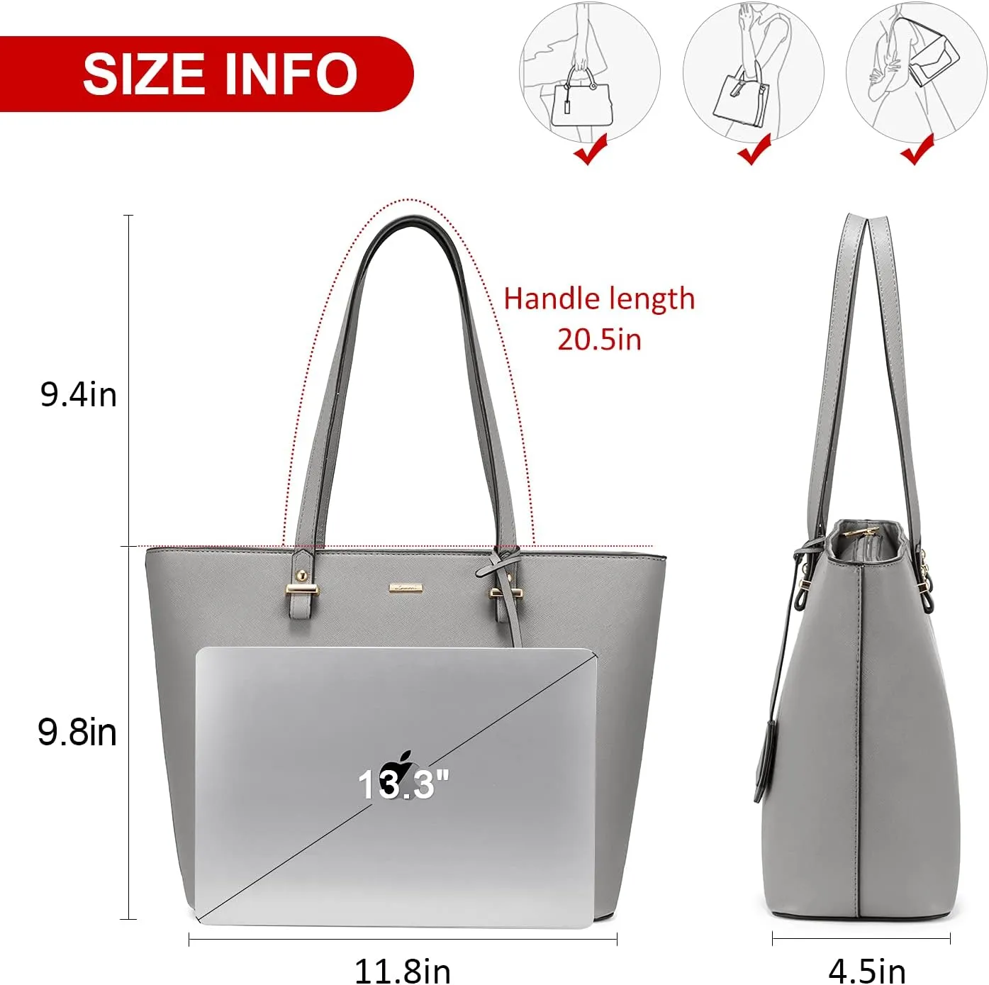 LOVEVOOK Purses and Handbags for Women Fashion Tote Bags Shoulder Bag Top Handle Satchel Bags