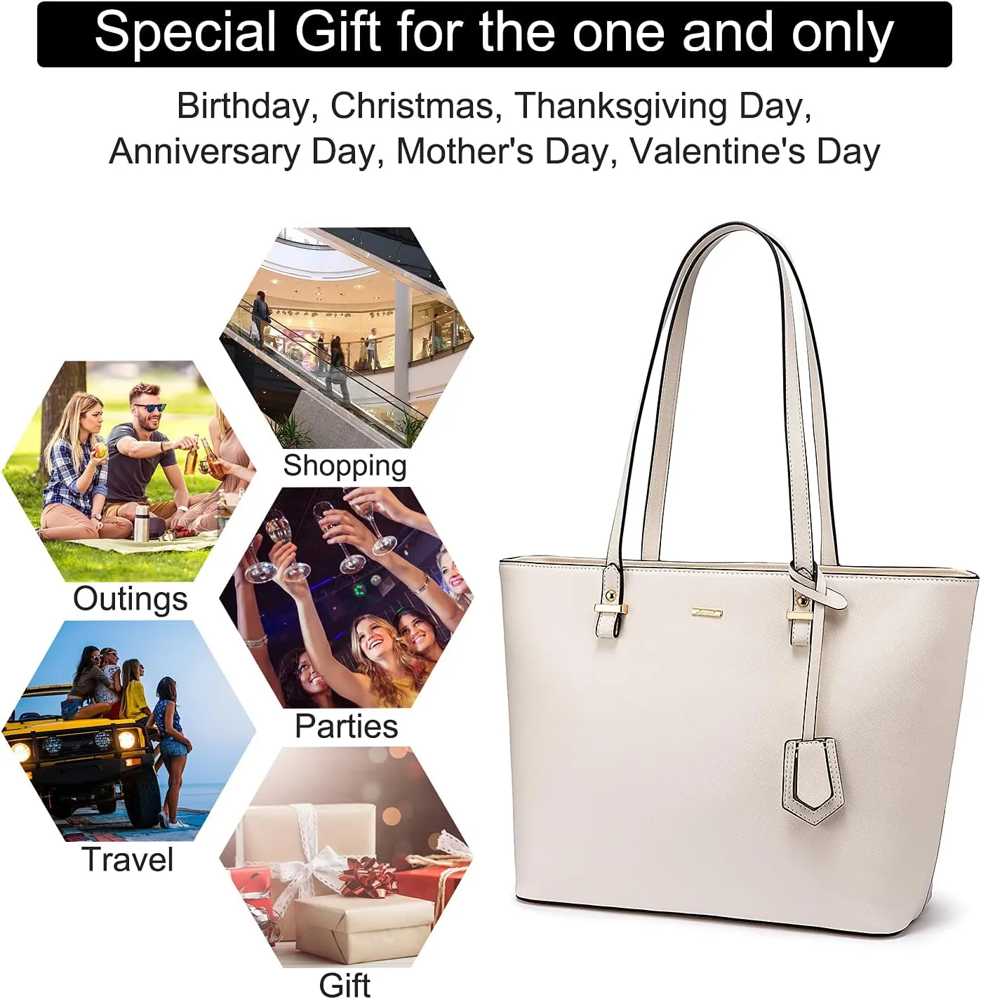 LOVEVOOK Purses and Handbags for Women Fashion Tote Bags Shoulder Bag Top Handle Satchel Bags