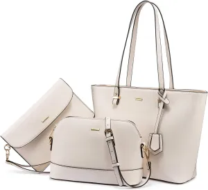 LOVEVOOK Purses for Women Fashion Handbag Set Tote Bags Shoulder Bag Top Handle Satchel Bags
