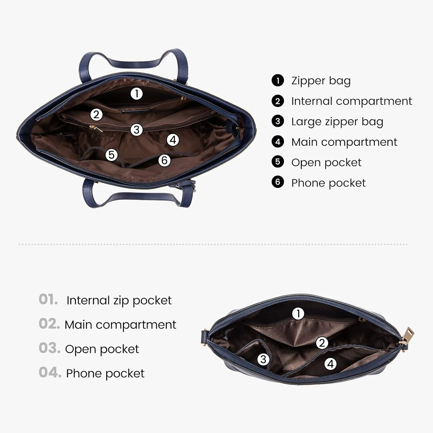 LOVEVOOK Purses for Women Fashion Handbag Set Tote Bags Shoulder Bag Top Handle Satchel Bags