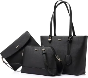 LOVEVOOK Purses for Women Fashion Handbag Set Tote Bags Shoulder Bag Top Handle Satchel Bags