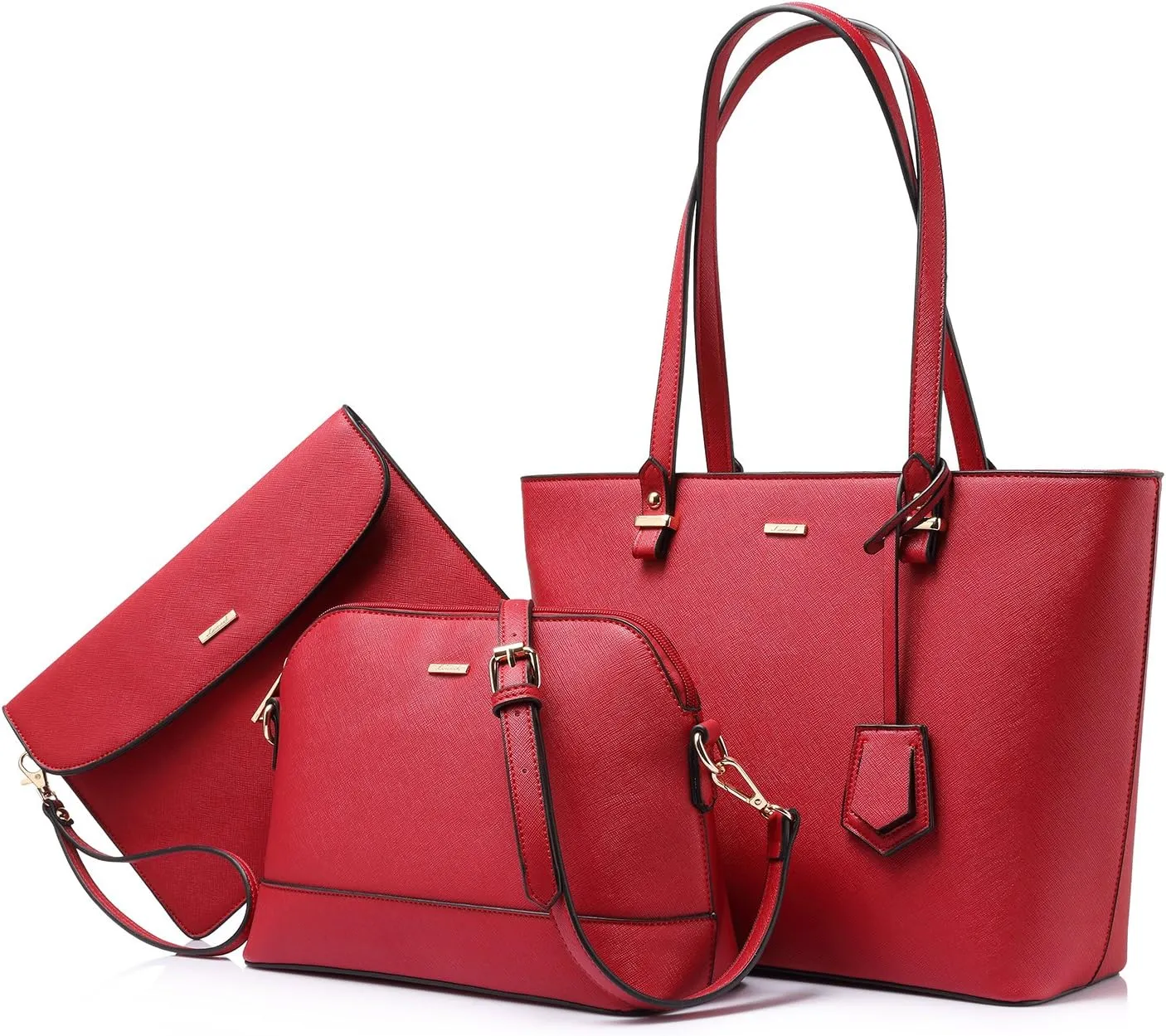 LOVEVOOK Purses for Women Fashion Handbag Set Tote Bags Shoulder Bag Top Handle Satchel Bags
