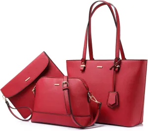 LOVEVOOK Purses for Women Fashion Handbag Set Tote Bags Shoulder Bag Top Handle Satchel Bags