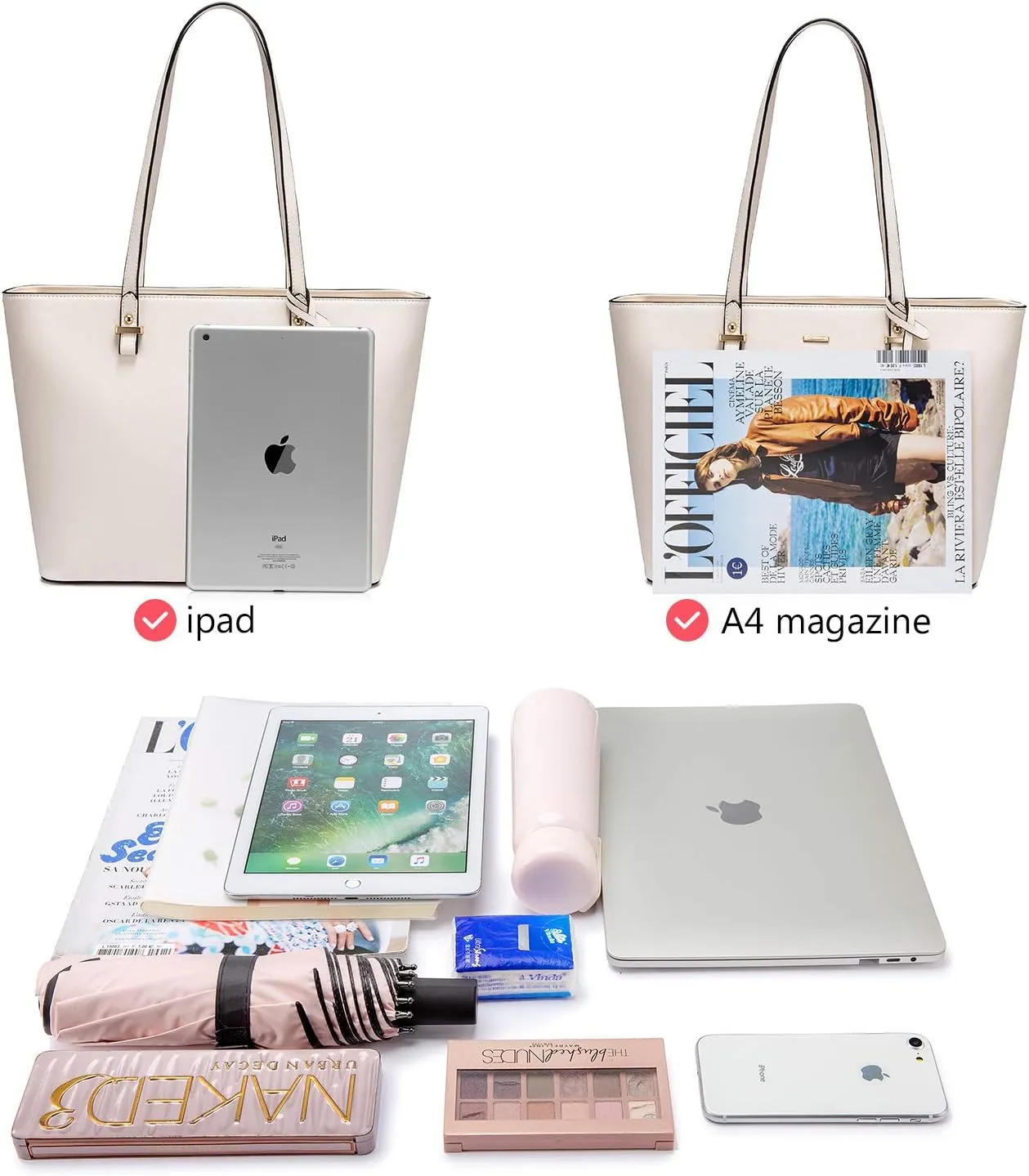 LOVEVOOK Purses for Women Fashion Handbag Set Tote Bags Shoulder Bag Top Handle Satchel Bags