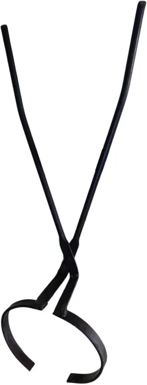 LSMIITTH 12-16KG Crucible Tongs and Lifter - 2 in 1 Metal Casting Foundry Tool Smelting Casting Tools Gas Metal Melting Furnace Tools A