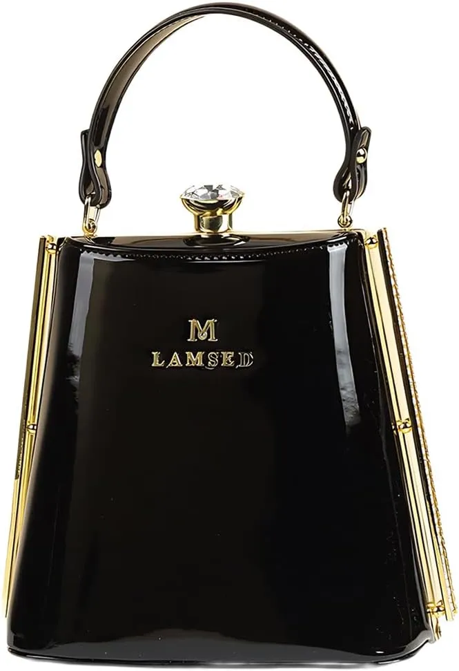 Luxury Fashion Diamonds Purse Women Leather Evening Bag Small Shoulder Crossbody Bag Crystal Buckle Party Mobile Phone Bags