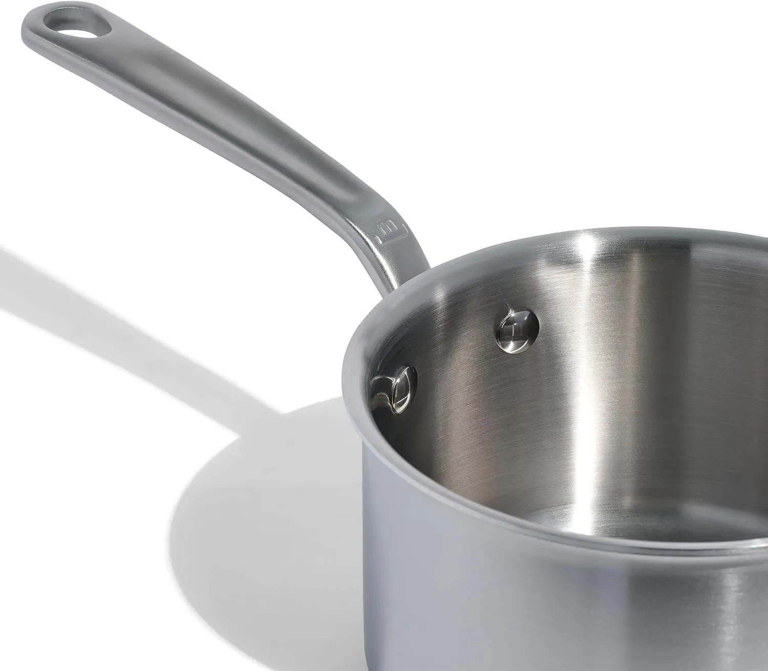 Made In Cookware - 2 Quart Stainless Steel Saucepan with Lid - 5 Ply Stainless Clad Sauce Pan - Professional Cookware - Crafted in Italy - Induction Compatible