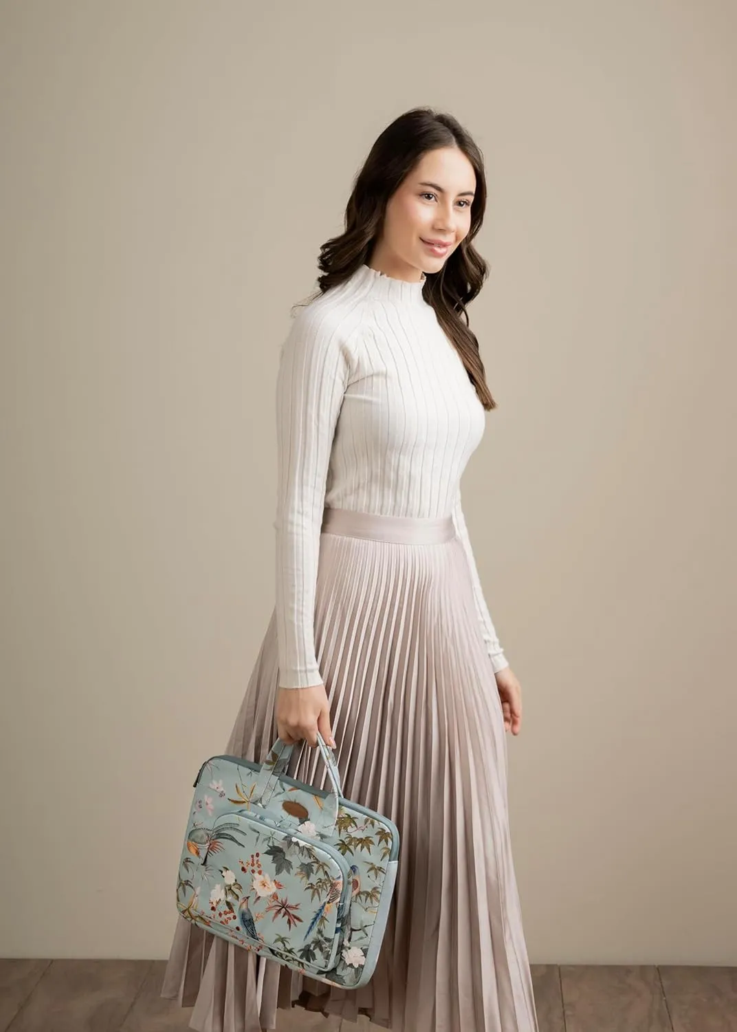 Maison d'Hermine Laptop bag with front pocket Stain and water repellent Cotton canvas