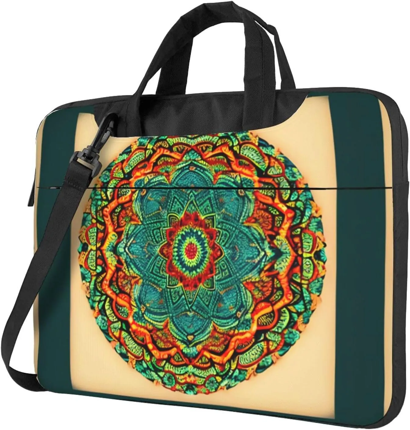 Mandala Laptop Bag - Shockproof & Stylish Laptop Handbag For Unique And Safe Laptop Transportation