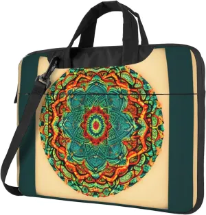 Mandala Laptop Bag - Shockproof & Stylish Laptop Handbag For Unique And Safe Laptop Transportation