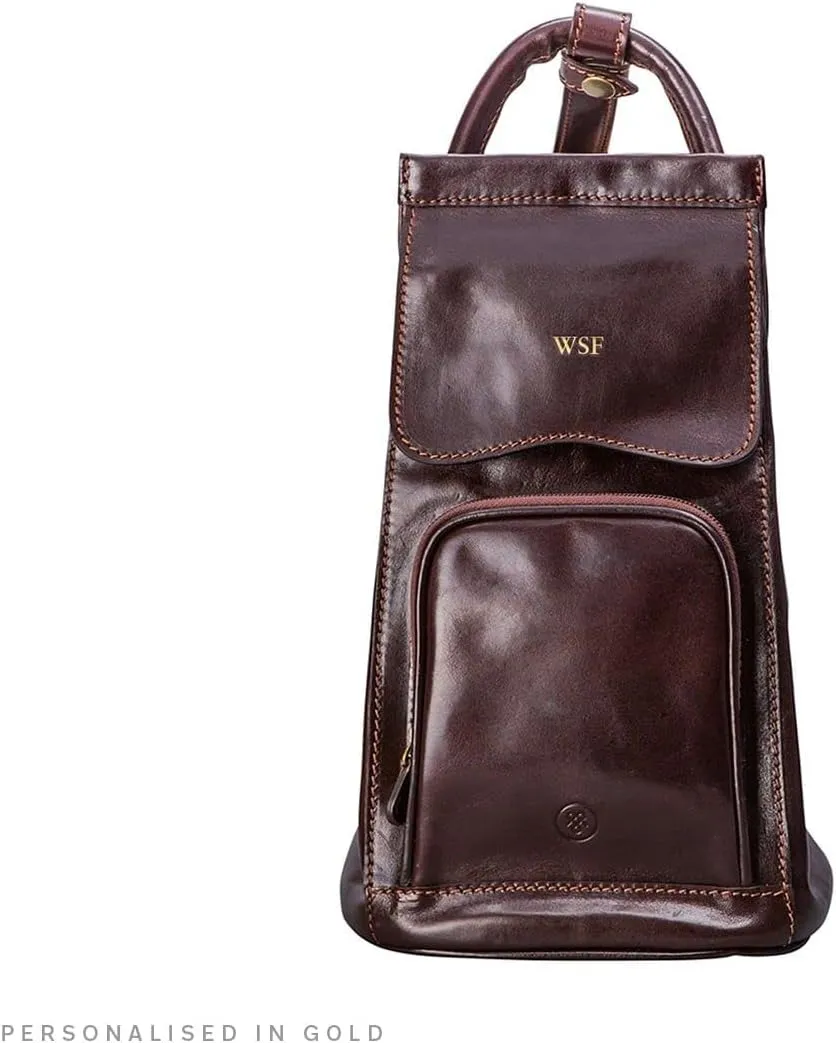 Maxwell Scott - Womens Luxury Leather Backpack Handbag Purse with Multi Three Way Strap - Handmade in Italy - The Carli