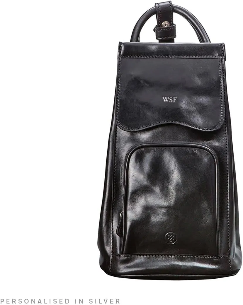 Maxwell Scott - Womens Luxury Leather Backpack Handbag Purse with Multi Three Way Strap - Handmade in Italy - The Carli