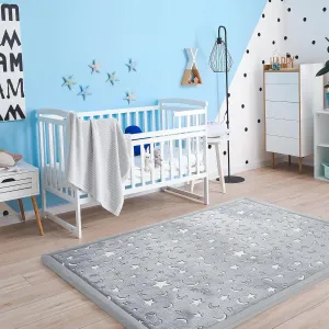 MAXYOYO Baby Play Mat, 1.2" Thick Memory Foam Soft Padded Carpet with Non-Slip Backing, Japanese Tatami Rug Living Room for Kids Toddler Children Nusery