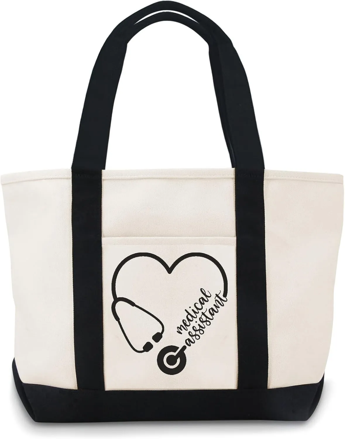 Medical Assistant Canvas Tote Bag Canvas Bag Lightweight Reusable Grocery Shopping Cloth Bags