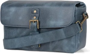 MegaGear Torres Genuine Leather Camera Messenger Bag for Mirrorless, Instant and DSLR Cameras