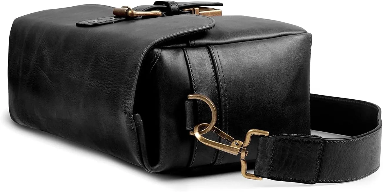 MegaGear Torres Genuine Leather Camera Messenger Bag for Mirrorless, Instant and DSLR Cameras