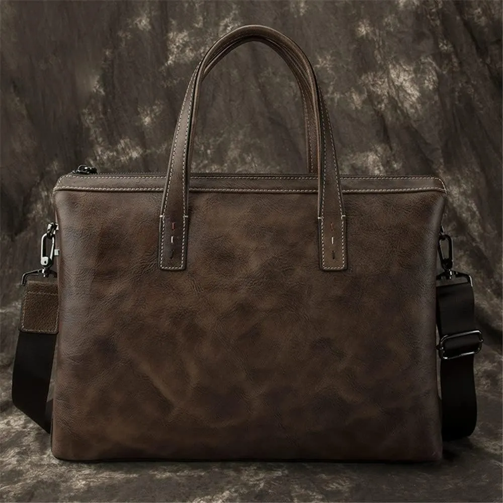 Men's Bags Business Men's Handbags Briefcases Casual Shoulder Messenger Bags Hand Bags(E)