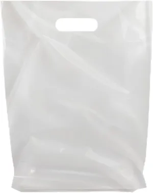 Merchandise Bags, Die Cut Handles, Strong, Durable, and Tear Resistant Bags Perfect for Retail, Boutiques, or Any Events, Different sizes and colors (Clear, 15x18 Inch (Pack of 100))