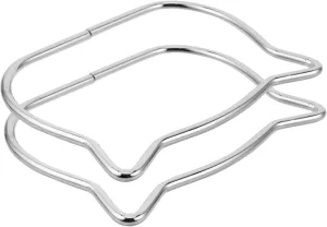 Metal Cat Shape Purse Handle DIY Purse Hardware Bag Handles for Handbags Tote Bag Grips