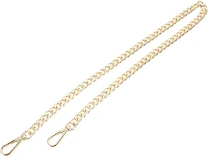 Metal Flat Chain Wallet Chain Metal Chain Metal Purse Chain Metal Bag Chain Metal Strap for Bag Chain Purse Strap Chain Strap Crossbody Bag Single-Shoulder Bag Chain Handbag Chain
