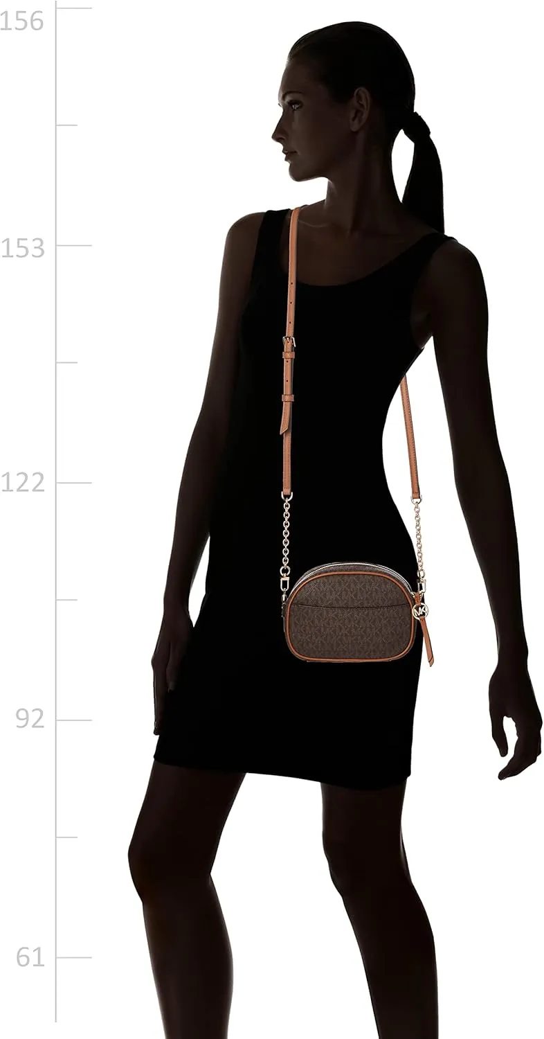 Michael Kors Jet Set Charm Small Oval Camera Crossbody Bag