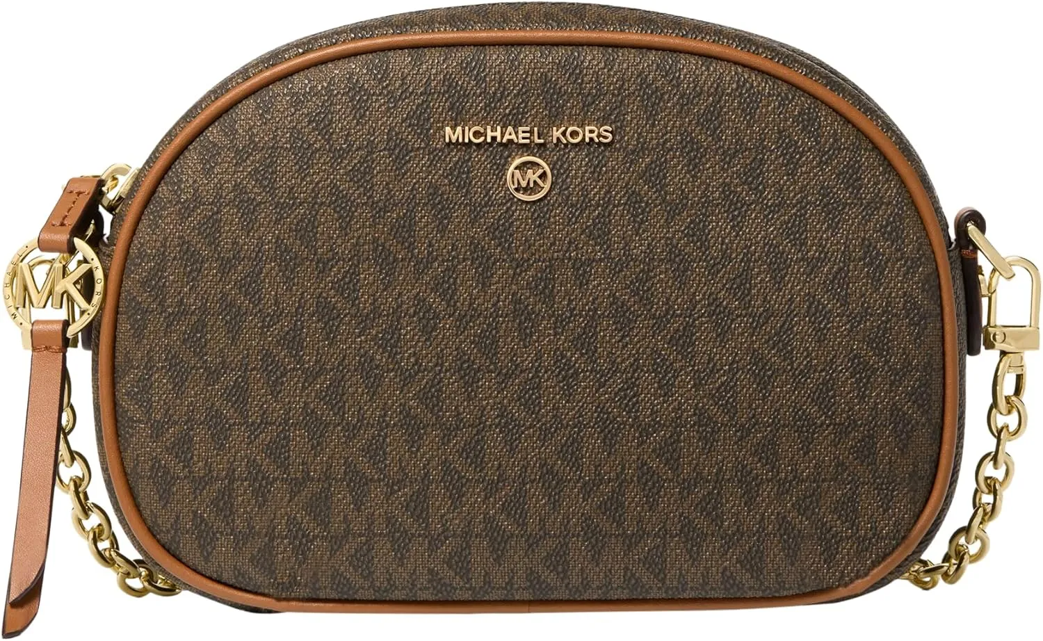 Michael Kors Jet Set Charm Small Oval Camera Crossbody Bag