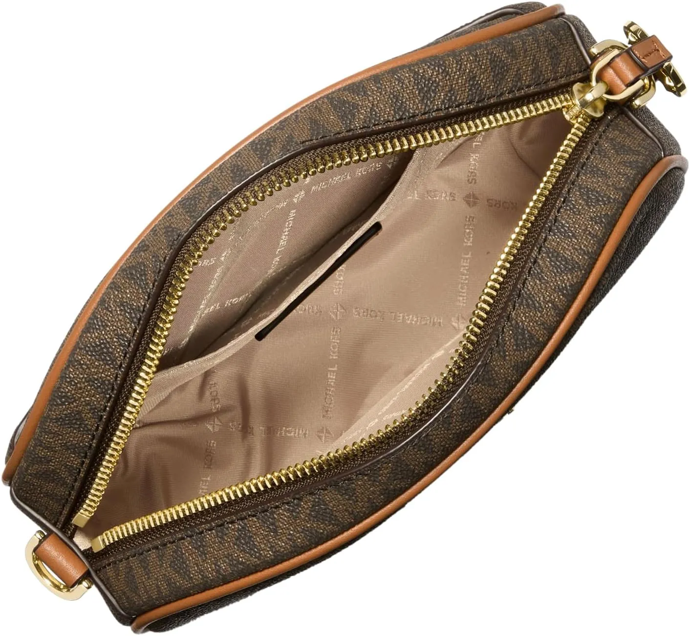 Michael Kors Jet Set Charm Small Oval Camera Crossbody Bag