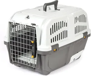 Midwest Homes for Pets Skudo 24” Plastic Cat Carrier with Integrated Litter pan