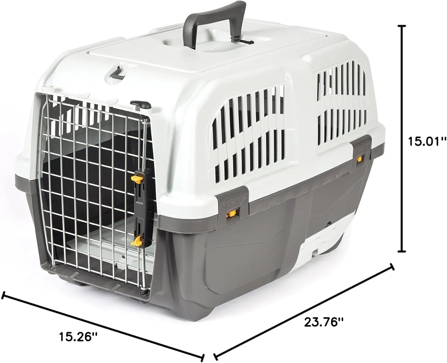 Midwest Homes for Pets Skudo 24” Plastic Cat Carrier with Integrated Litter pan