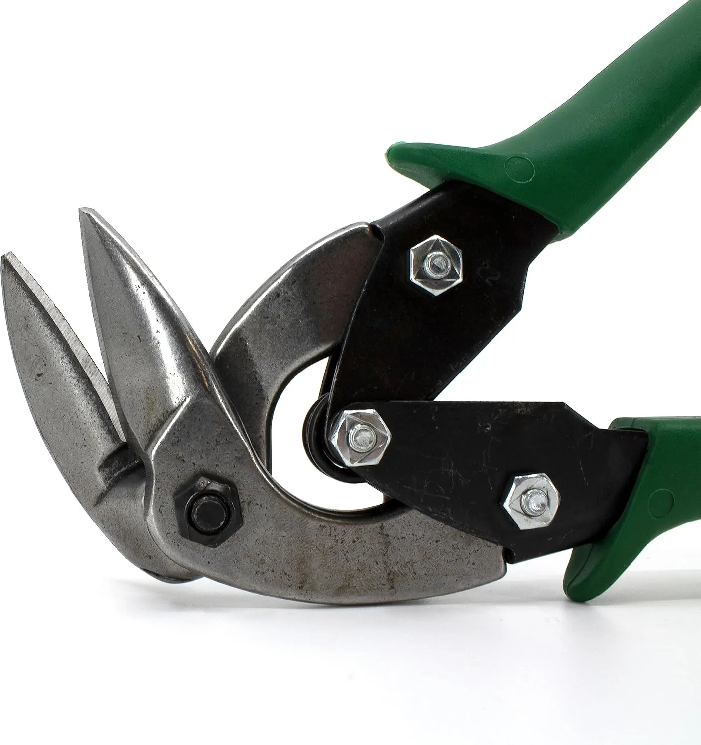 Midwest Snips MIDWEST Aviation Snip - Right Cut Upright Tin Cutting Shears with Forged Blade & KUSH'N-POWER Comfort Grips - MWT-6900R