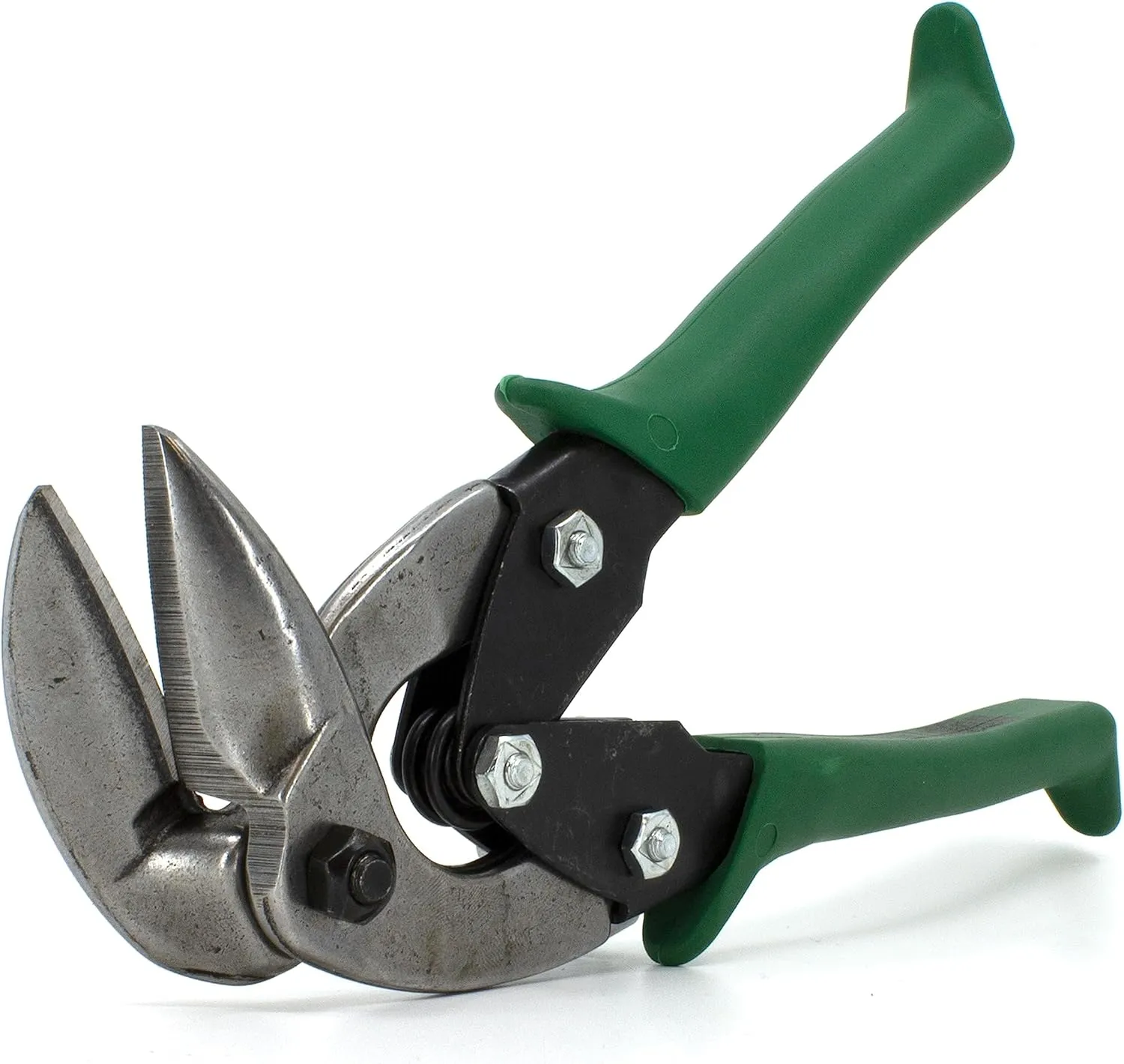 Midwest Snips MIDWEST Aviation Snip - Right Cut Upright Tin Cutting Shears with Forged Blade & KUSH'N-POWER Comfort Grips - MWT-6900R