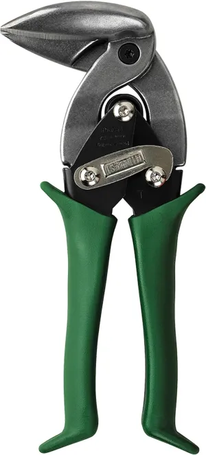 Midwest Snips MIDWEST Aviation Snip - Right Cut Upright Tin Cutting Shears with Forged Blade & KUSH'N-POWER Comfort Grips - MWT-6900R