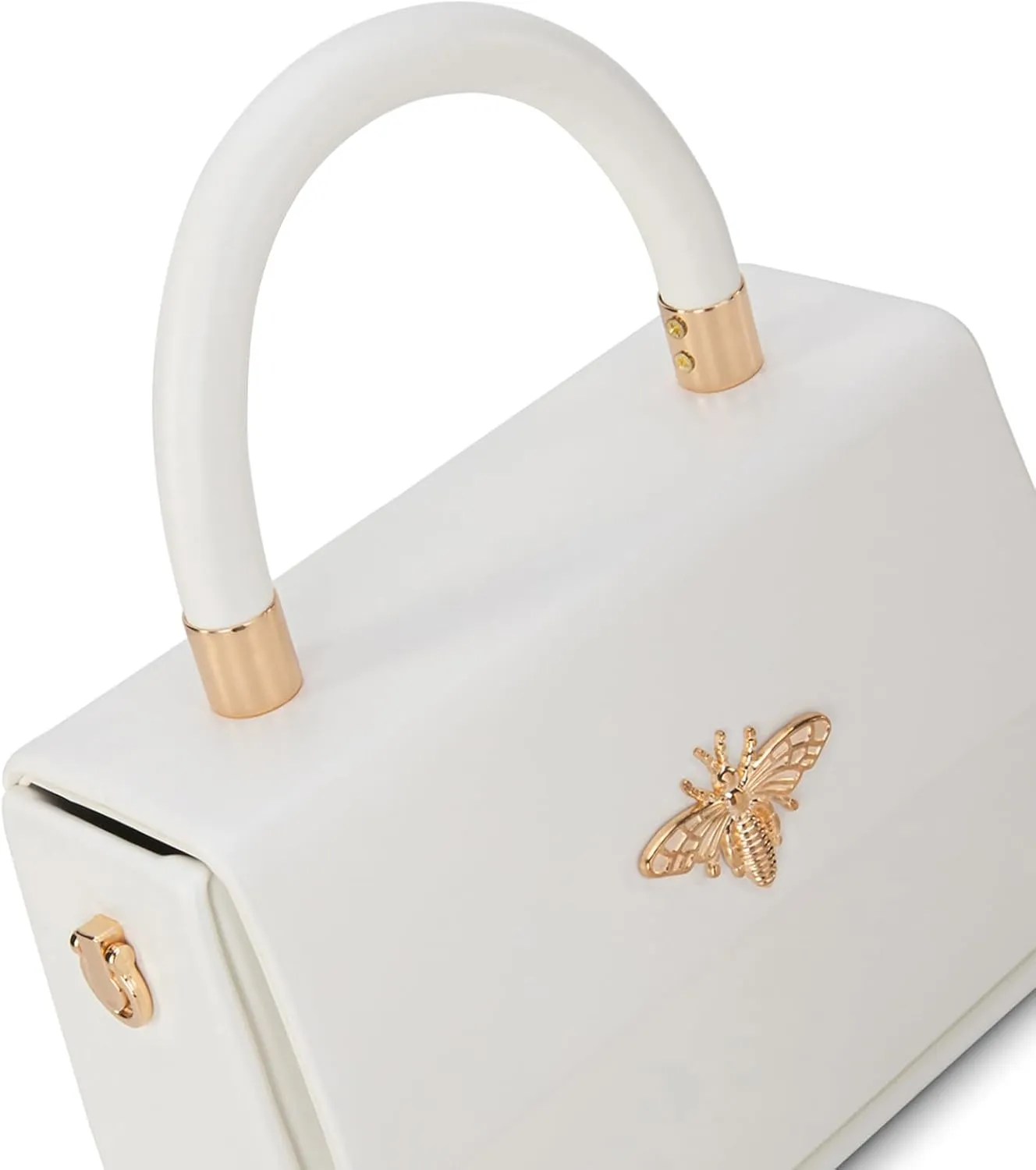 Milan Chiva Small Top Handle Purses for Women Mini Satchel Crossbody Bag Elegant Square Bag
