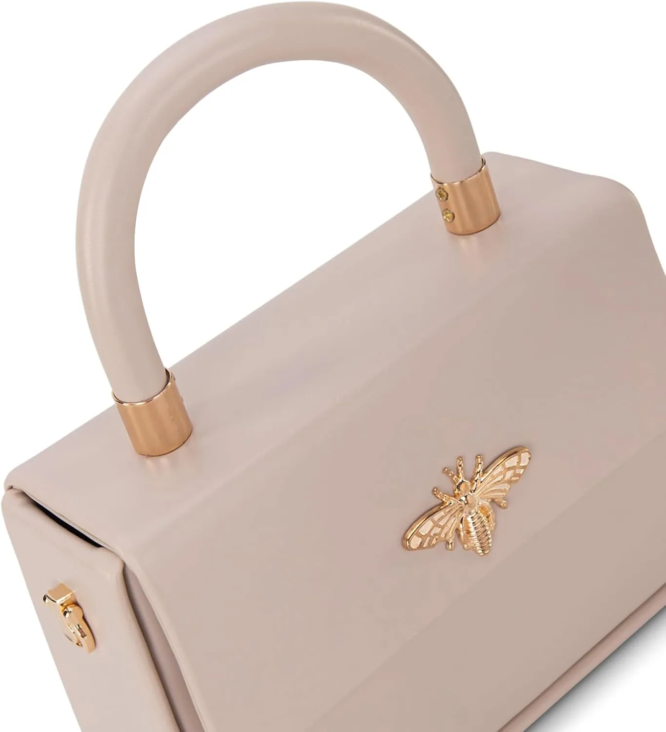 Milan Chiva Small Top Handle Purses for Women Mini Satchel Crossbody Bag Elegant Square Bag