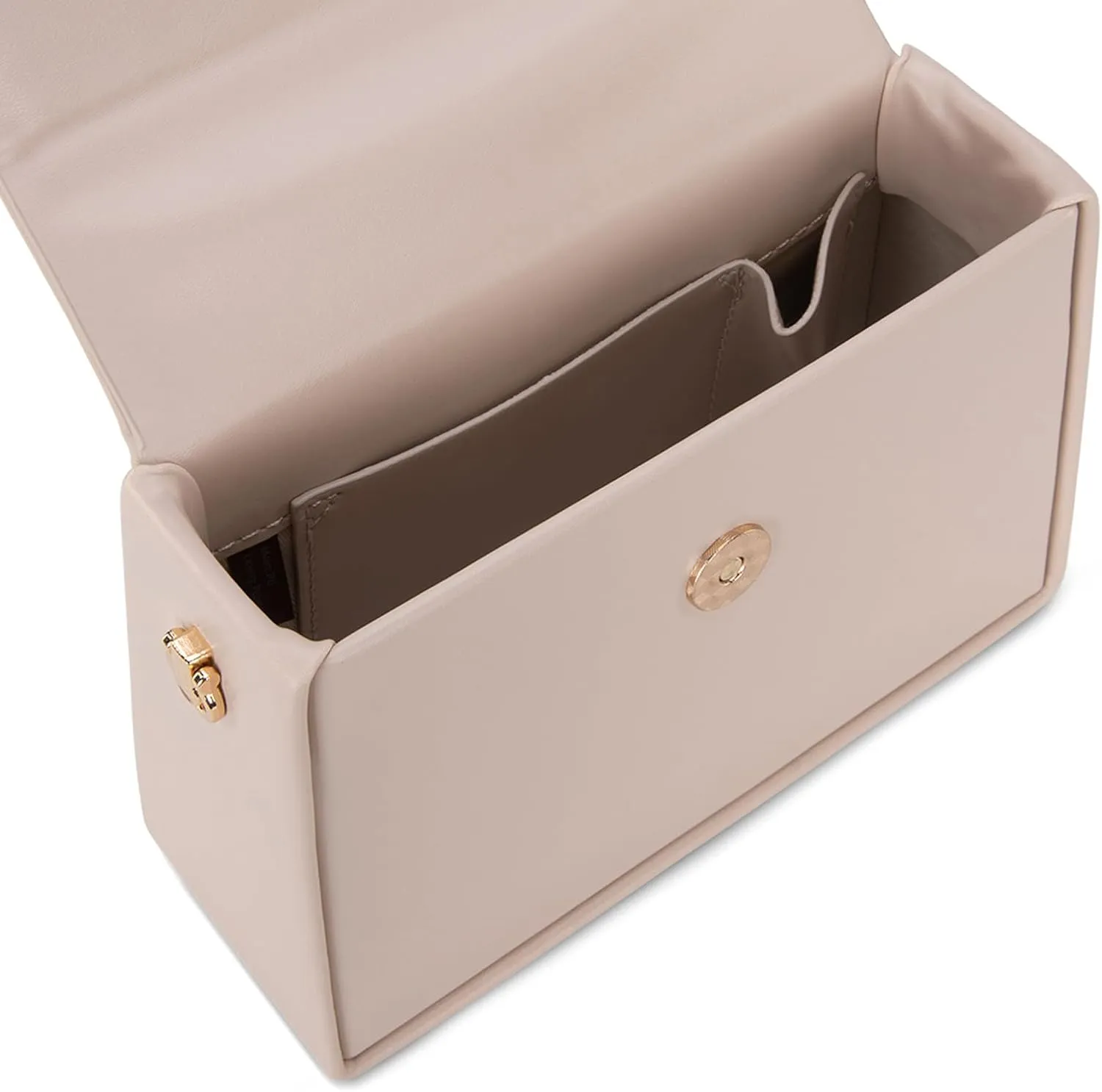 Milan Chiva Small Top Handle Purses for Women Mini Satchel Crossbody Bag Elegant Square Bag