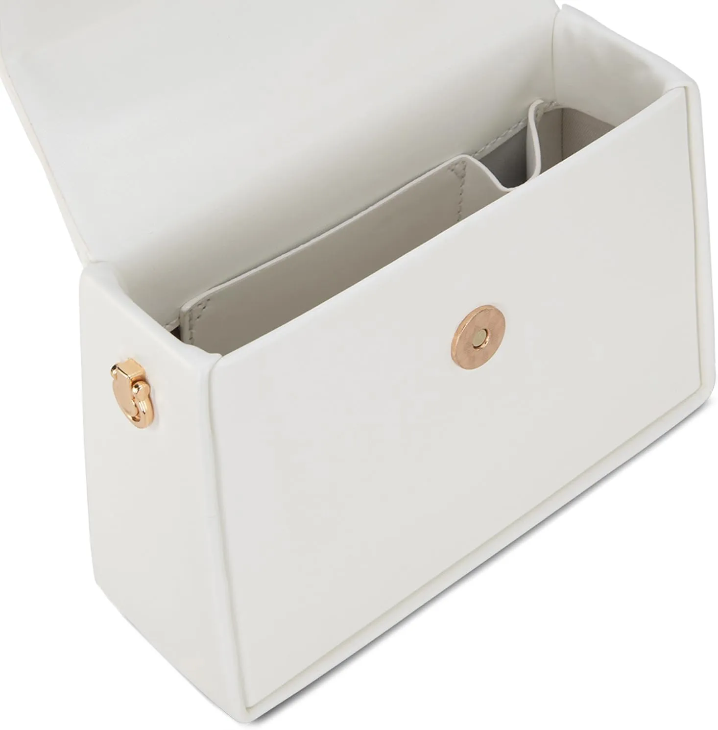 Milan Chiva Small Top Handle Purses for Women Mini Satchel Crossbody Bag Elegant Square Bag