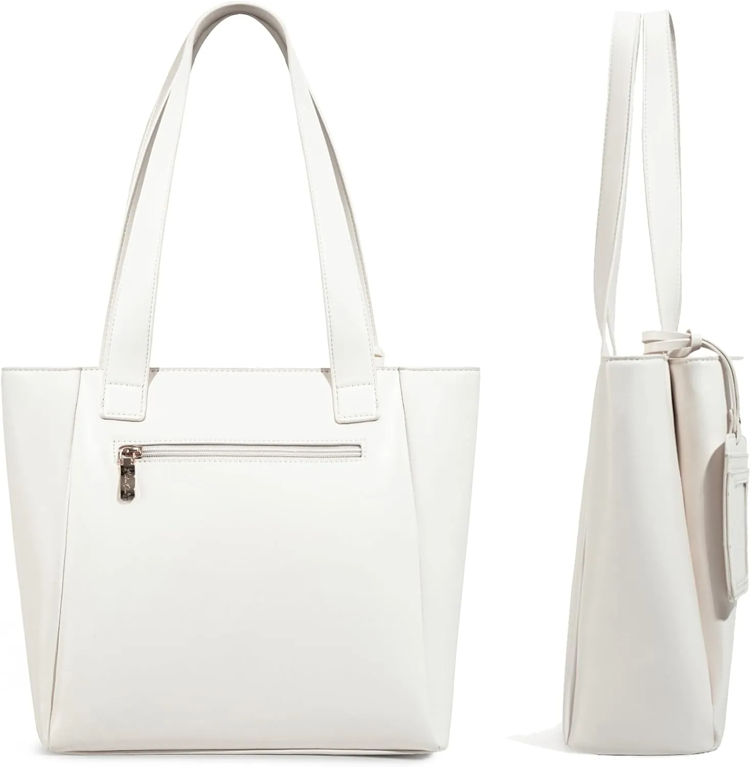 Milan Chiva Work Tote Bags for Women Middle Urban Tote Bag with Zip Compartments