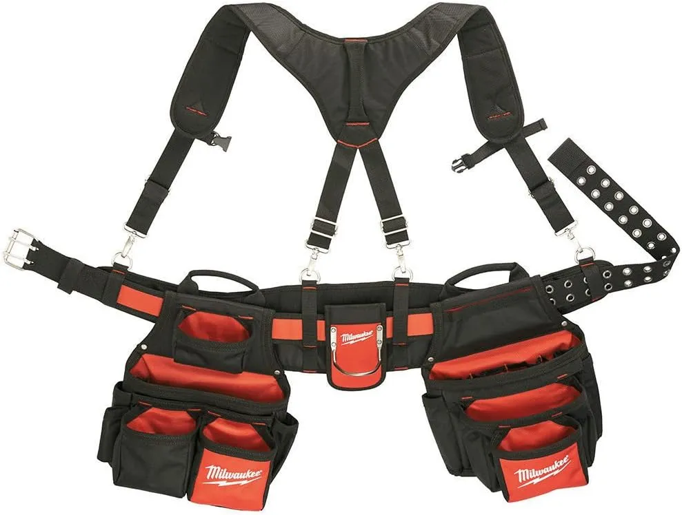 Milwaukee 48-22-8120 Contractor Work Belt with Suspension Rig