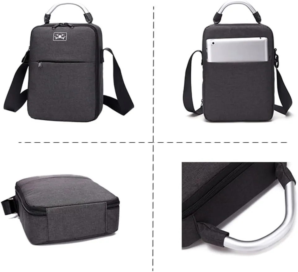 Mini 4 Pro Case Carrying Case Portable Travel Storage Shoulder Bag for DJI Mini 4 Pro Drone Fly More Combo and Accessories Large Capacity (Black)