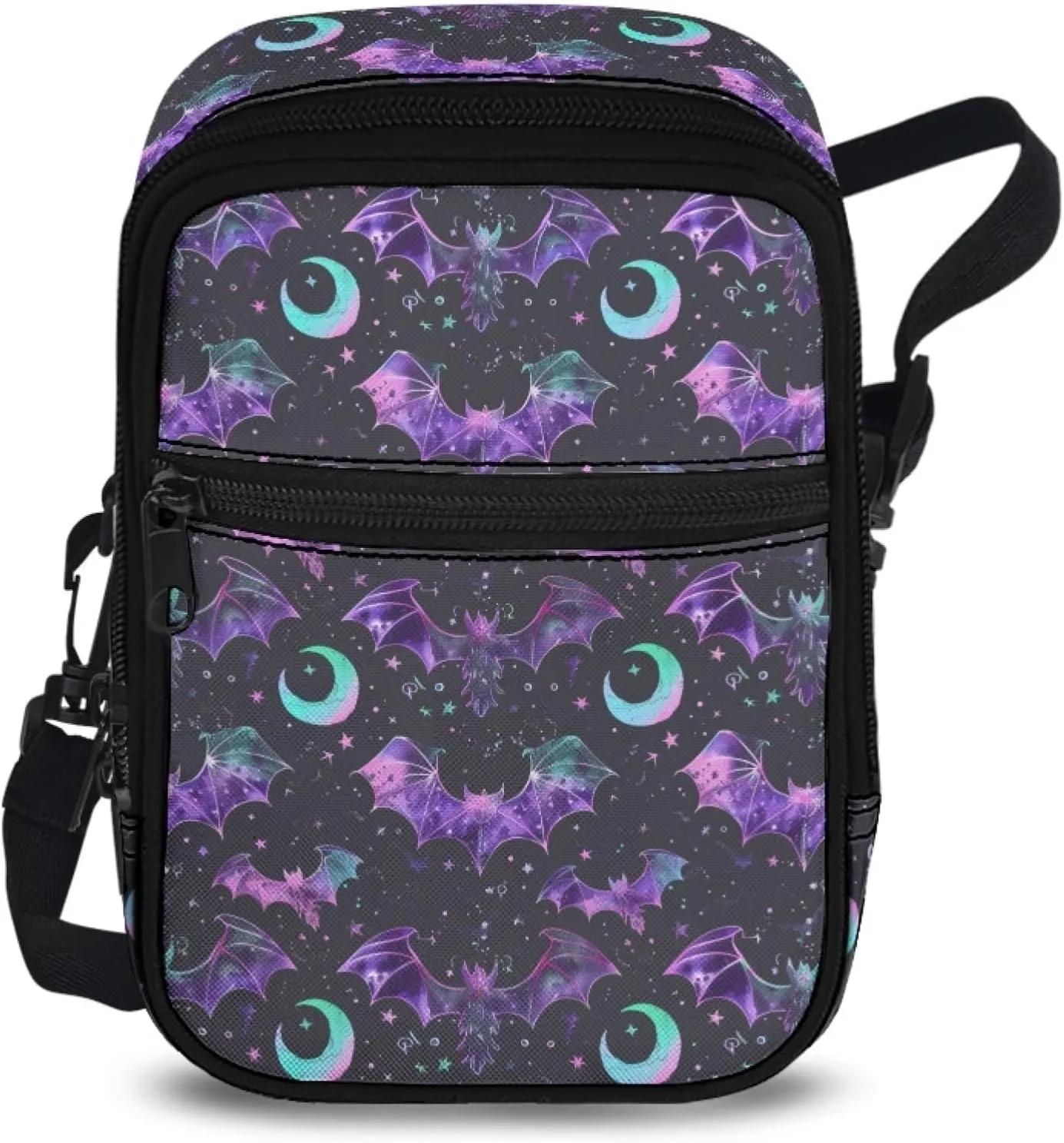 Mini Crossbody Bag with Adjustable Straps Small Crossbody Bags for Men Multifunctional Messenger Bag