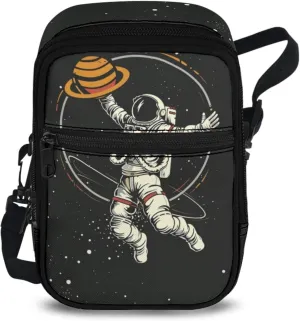 Mini Crossbody Bag with Adjustable Straps Small Crossbody Bags for Men Multifunctional Messenger Bag