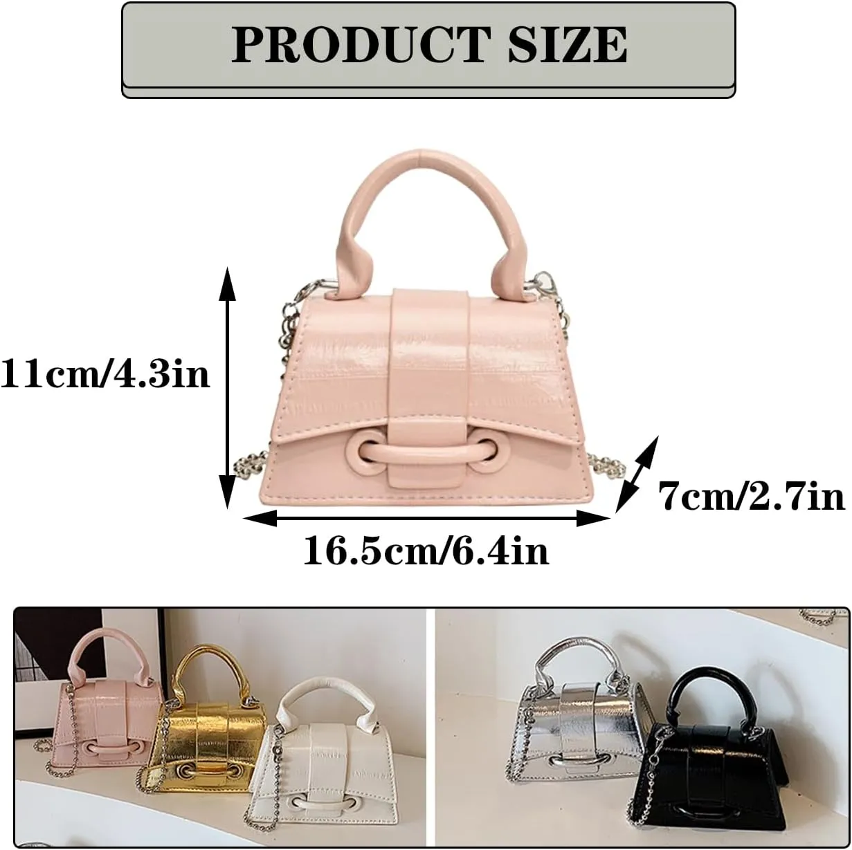 Mini Crossbody Bags Women's Y2K Purses Top Handle Crossbody Bag Clutch Shoulder Handbag for Cocktail Party Prom Wedding