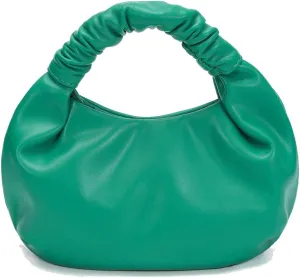 Mini Hobo Tote Bags for Women Soft Leather Clutch Purses for Women Cloud-Shaped Top Handle Bags