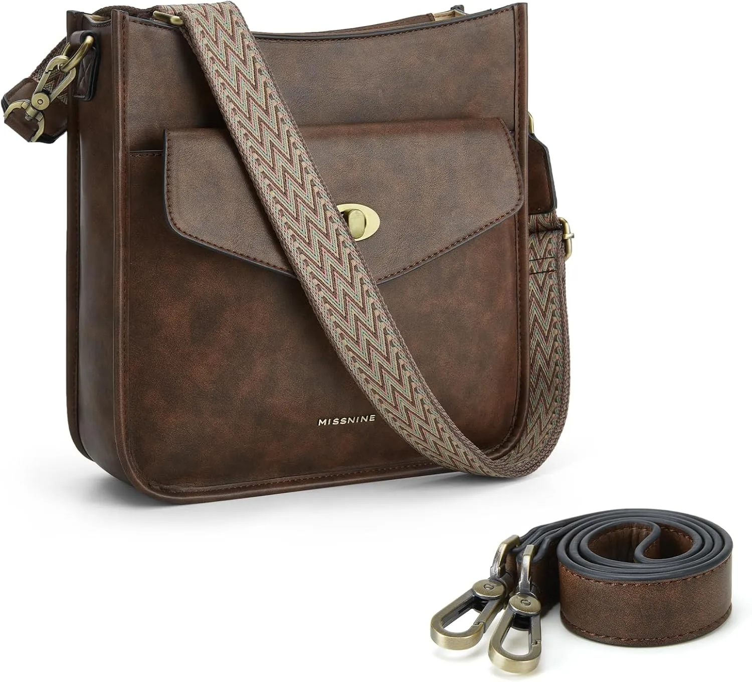 Missnine Hobo Bag Purses and Handbags for Women Top Handle Handbags with Pocket Zipper
