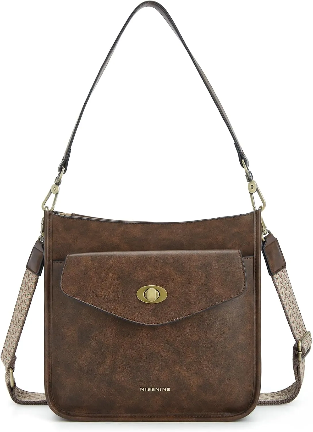 Missnine Hobo Bag Purses and Handbags for Women Top Handle Handbags with Pocket Zipper