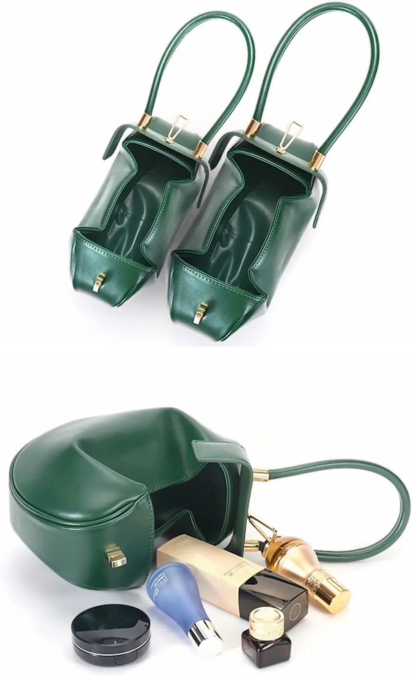 Mn&Sue Fashion Designer Women's Genuine Leather Top Handle Handbag Evening Bag Party Prom Wedding Purse